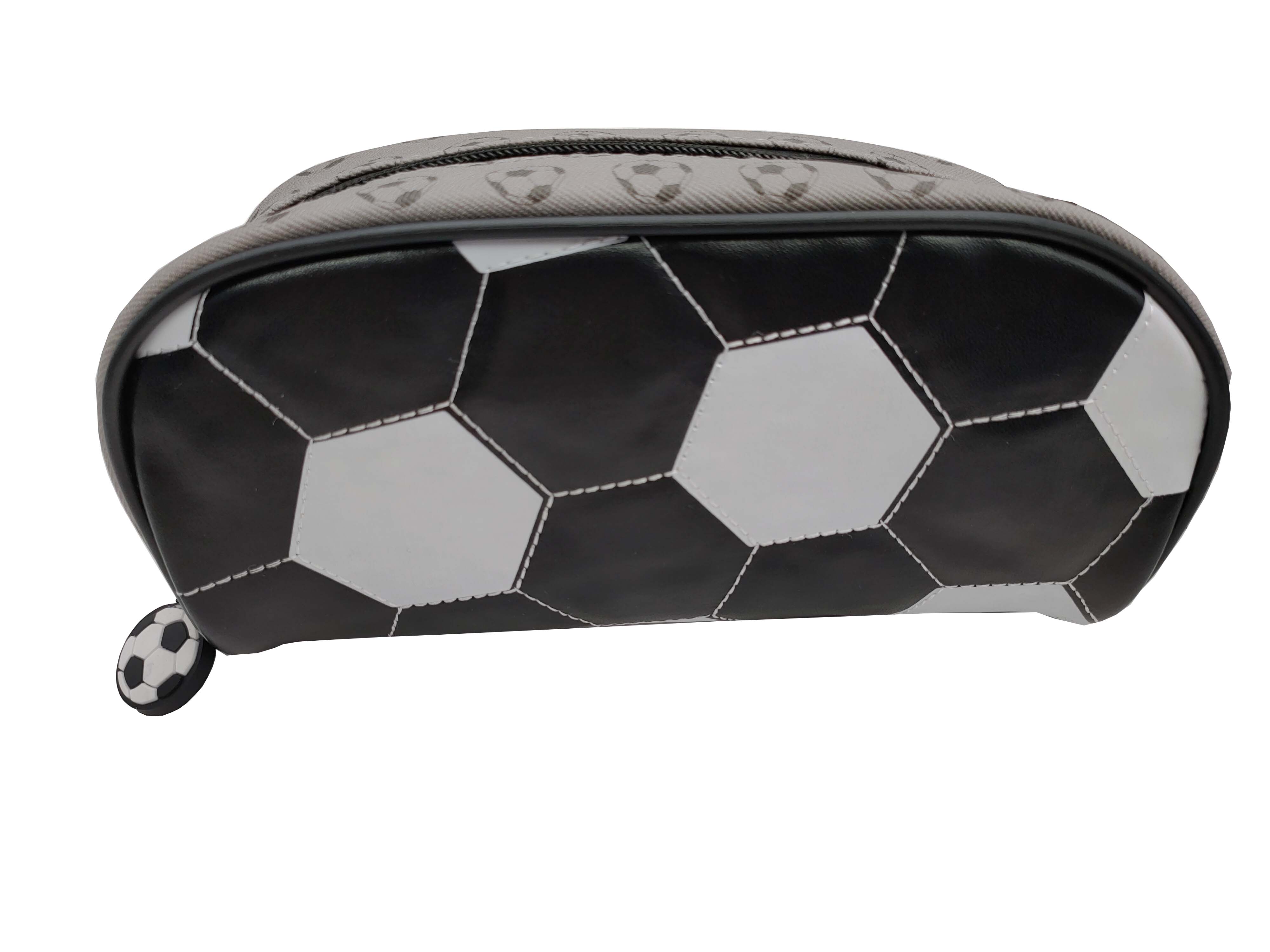 Personalized creative custom football half-moon printing stationery bag