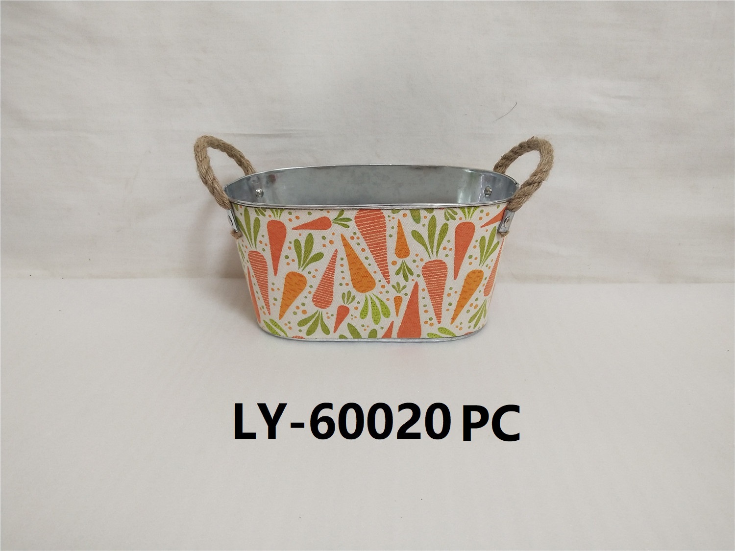 Easter metal bucket