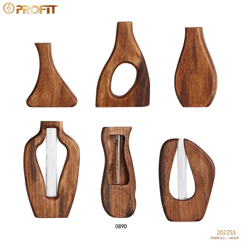 089D wooden vase-11