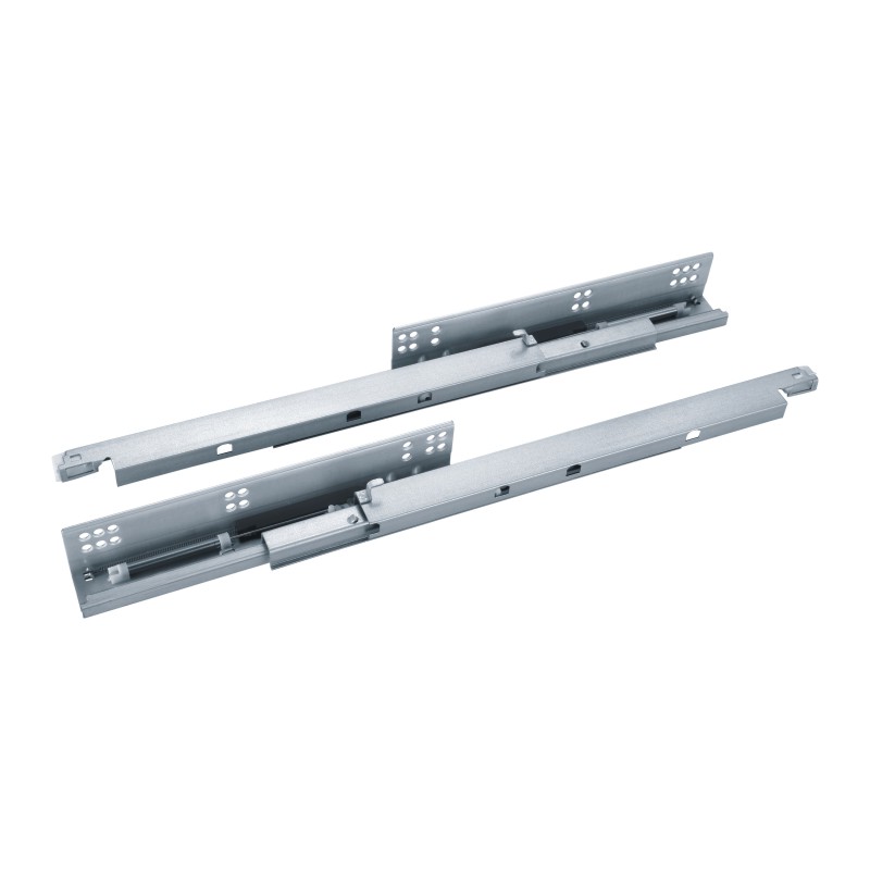 Soft closing invisible drawer slide