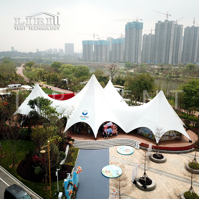 Star hotel tent, Multi Peak Glamping Canopy Tent, Stretch Tents