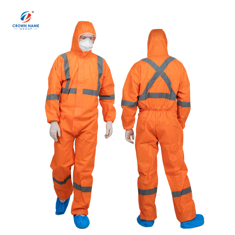 Type 5/6 microporous disposable coveralls