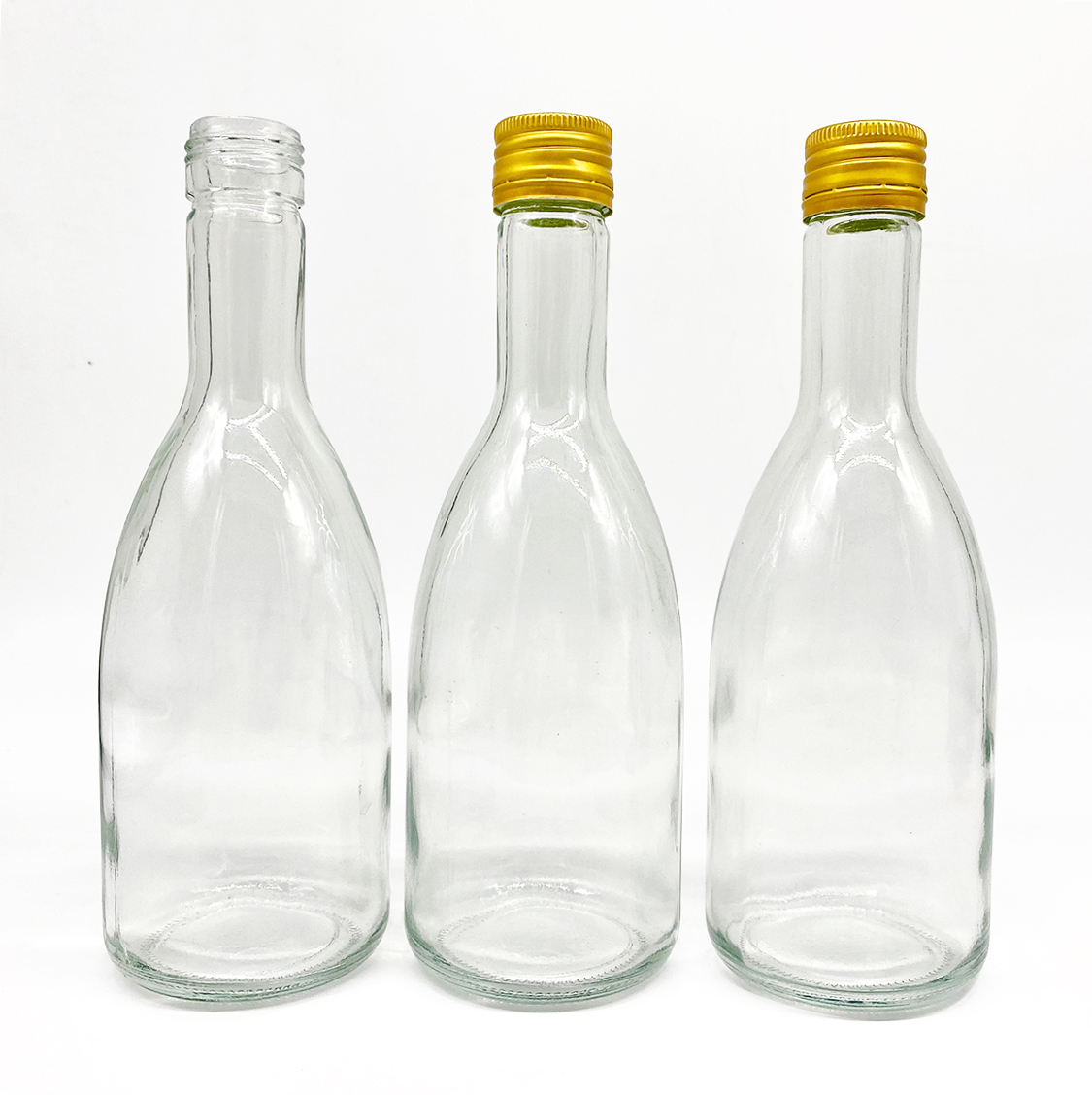 250ml 300ml 355ml 370ml carbonated beverage glass bottles long neck for juice