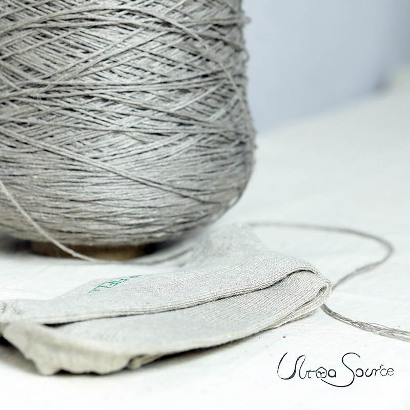 Natural hemp socks
