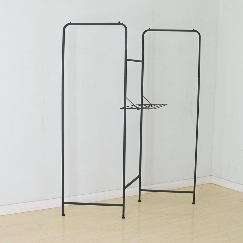 wall storage rack clothes hanging rack clothes & hat rack towel rack folding rack screem frame