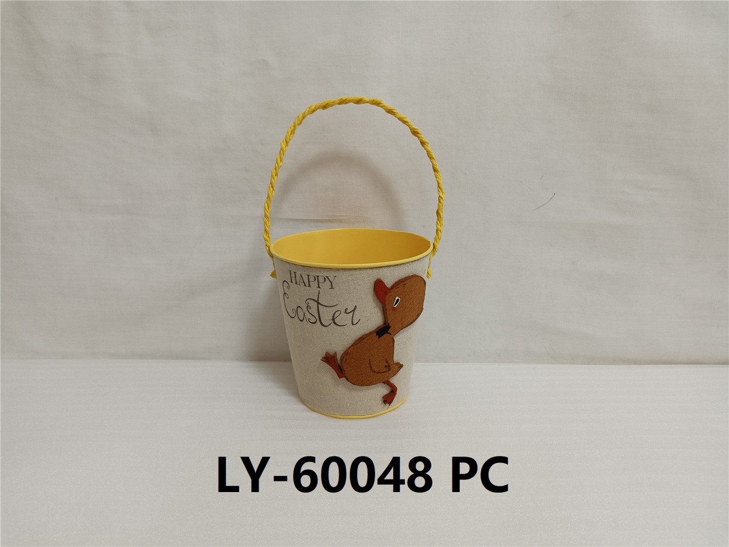 Easter Gift Bucket Small Colored Metal Bucket with Handle