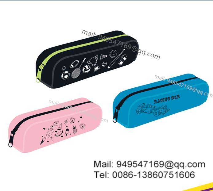 Silicone pencil case