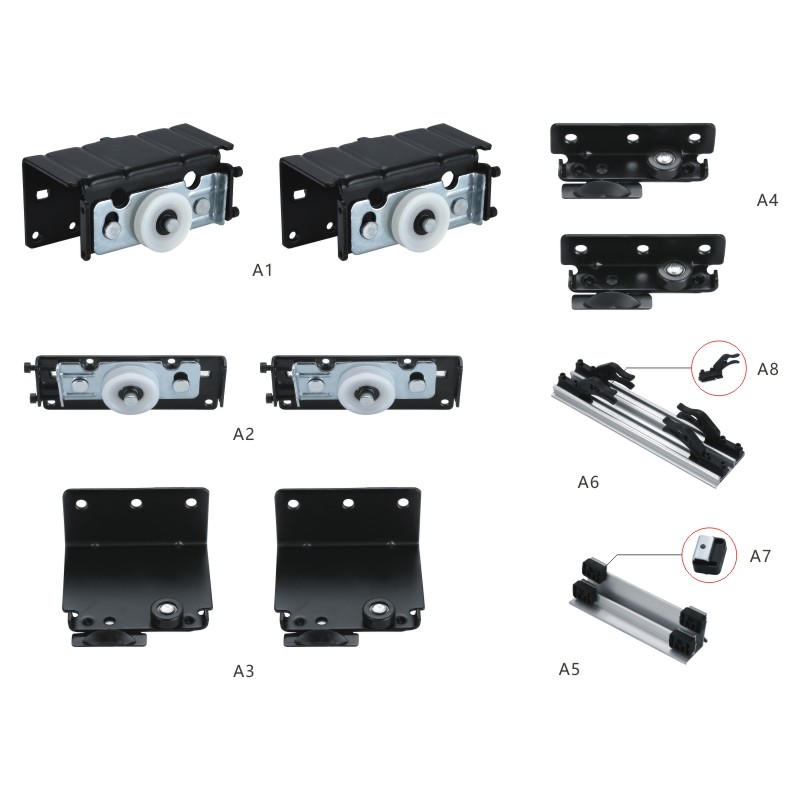 Heavy duty sliding door wheel