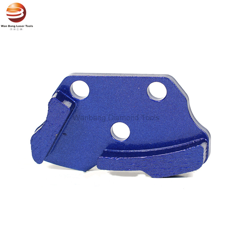 Irregular shape diamond grinding shoes for concrete floor grinding