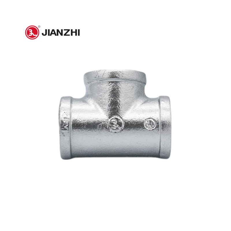 JIANZHI BSPT threaded in stock hot dip galvanized gas stove pipe fittings