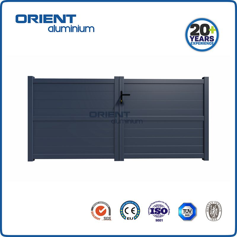 Aluminium Gate Contemporary Or Traditional Design Ral Colour Available