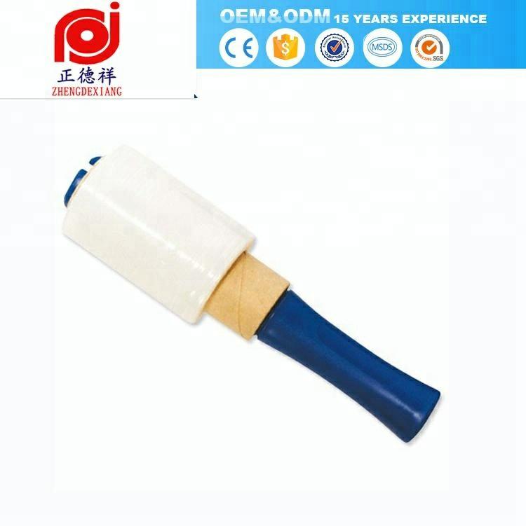 top selling lldpe handle stretch film mini wrapping film