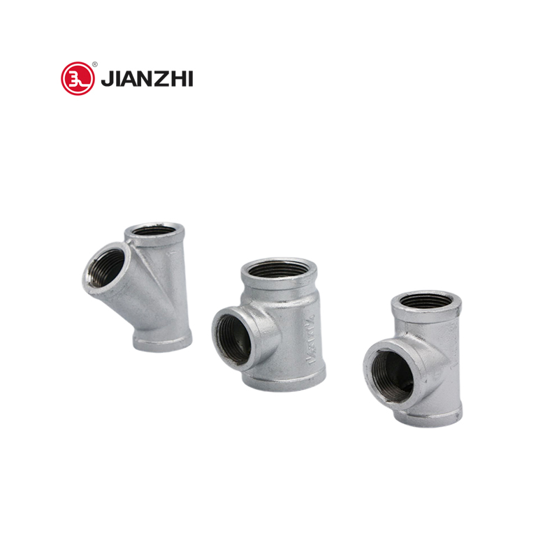 JIANZHI high accurate thread beaded flat pipe connector pipe fitting