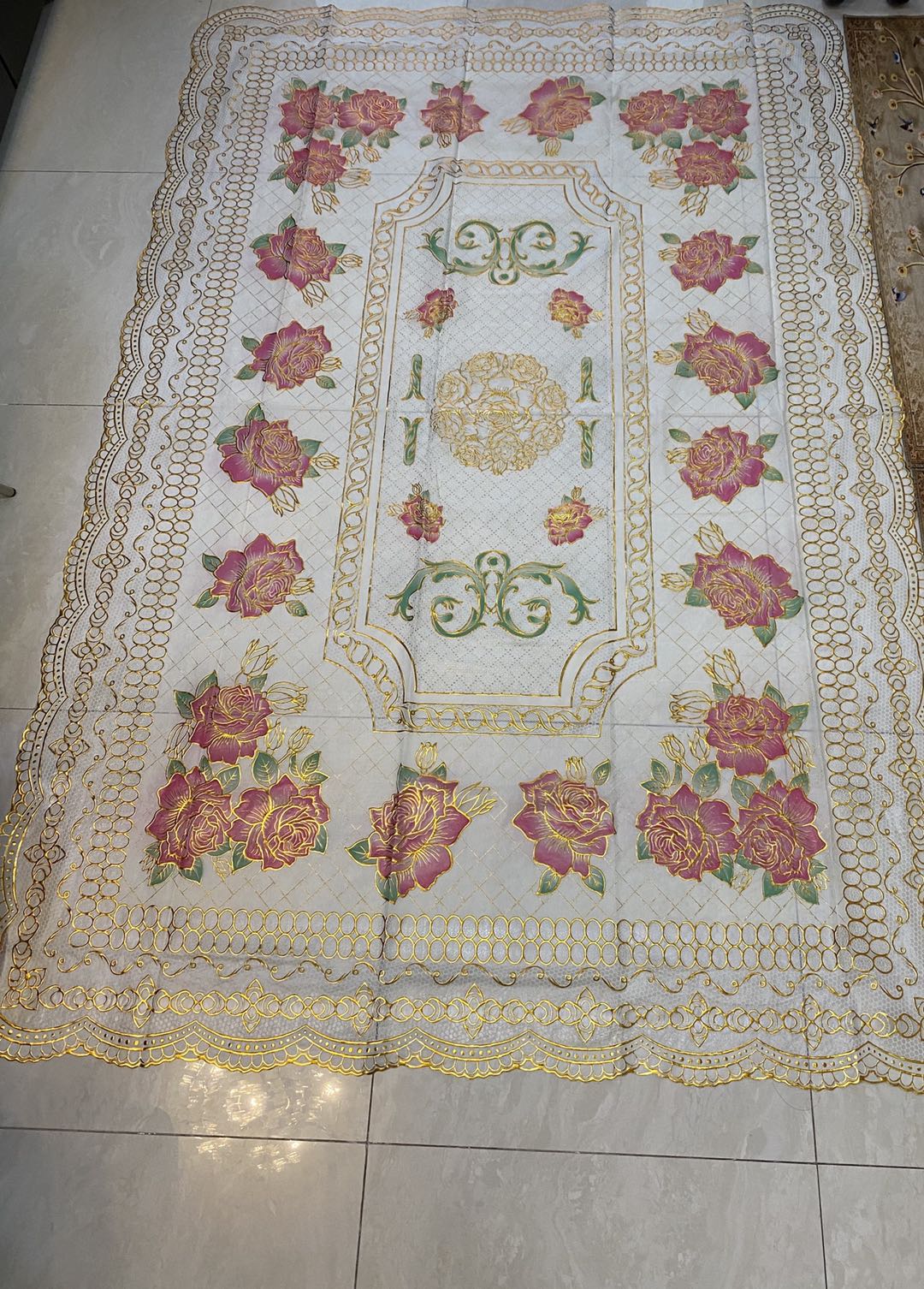Vinyl PVC Rectangle Table Cloth With Backing Sheet 60X90 Inch-Easy Care Dinning Tablecloth Waterproof Oil-Proof Stain Proof