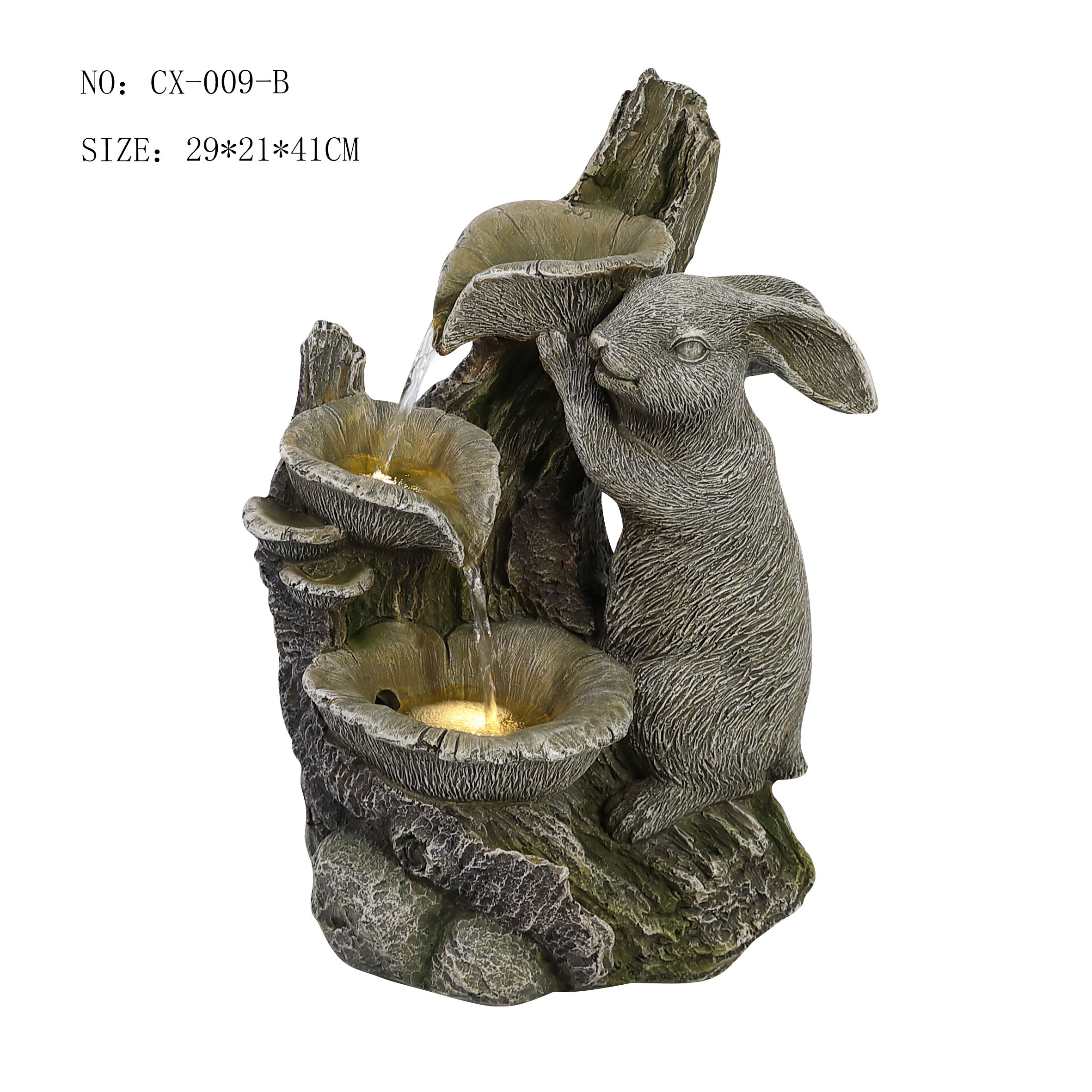 hotselling animal rock water fountain for garden decoration