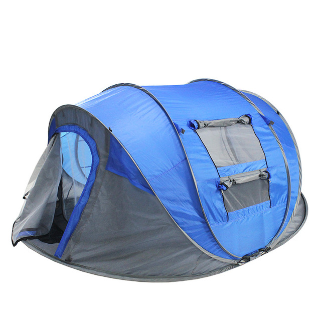 Boat type automatic pop-up tent