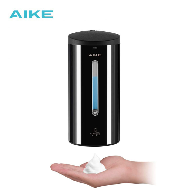 AIKE high quality AK1255 Automatic Stainless Steel Wall Mounted Foam Soap Dispenser