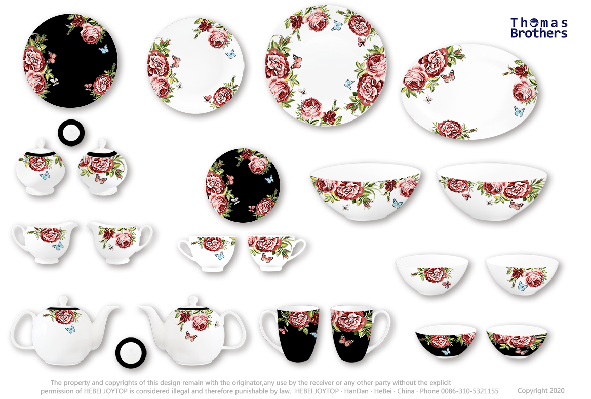 New bone china dinnerset