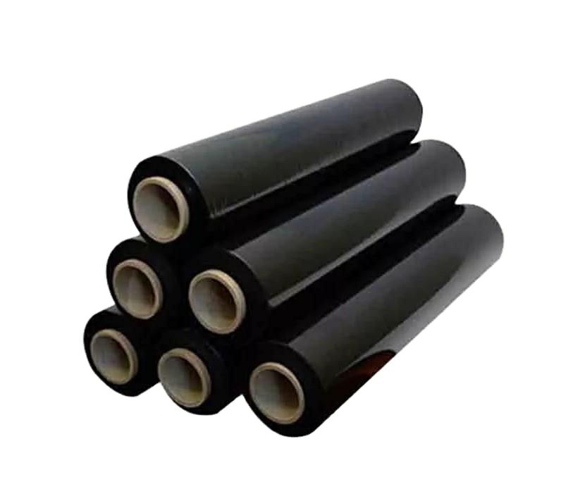 China manufacturer lldpe color stretch film black wrapping film