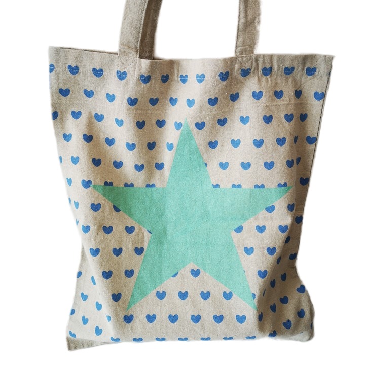 poly-cotton tote bag