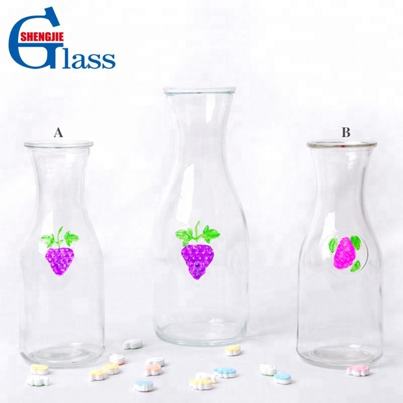 Wholesale Low Price Clear Beverage Bottle Dispenser Water Carafe Pitcher