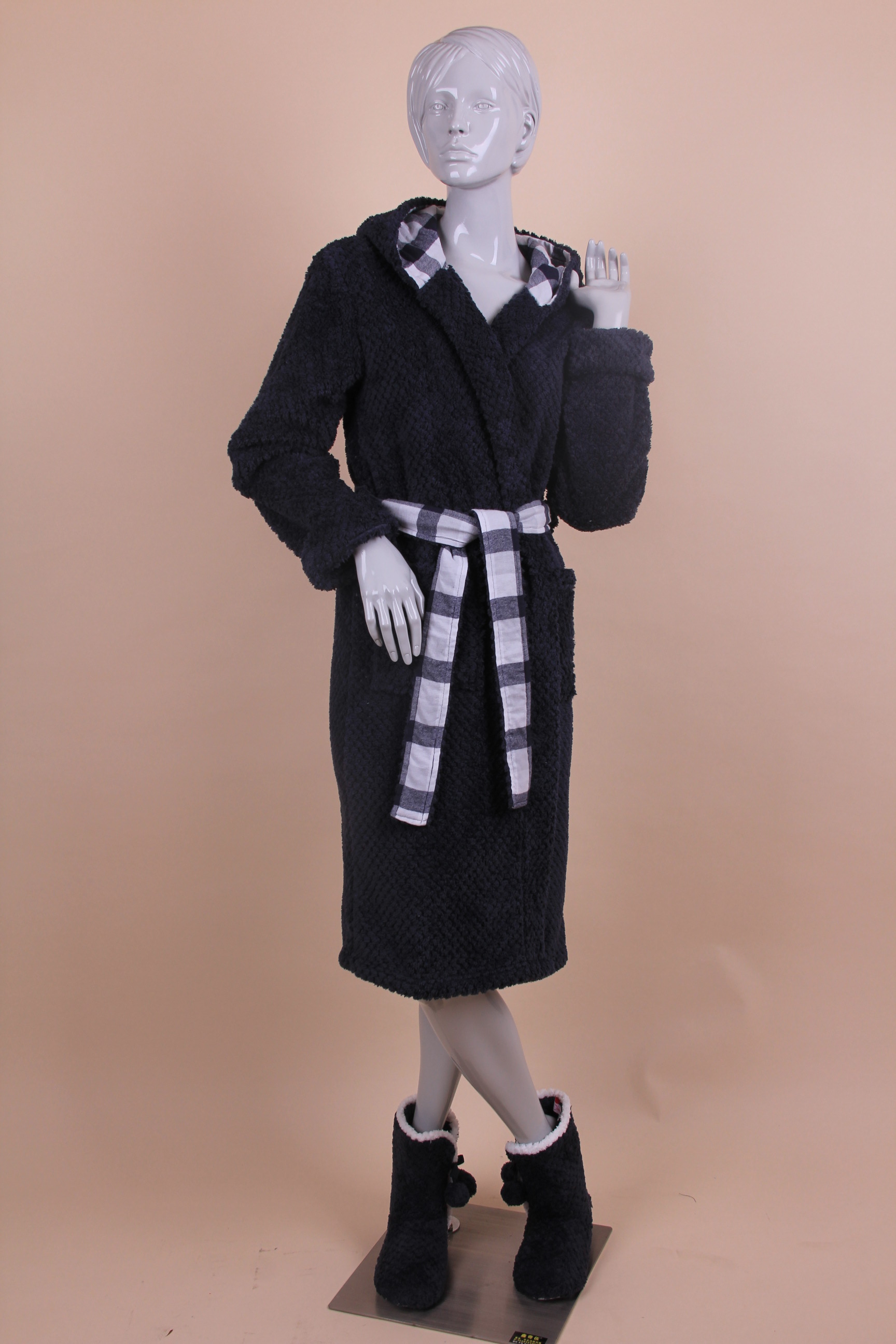Ladies pineapple robe with boots