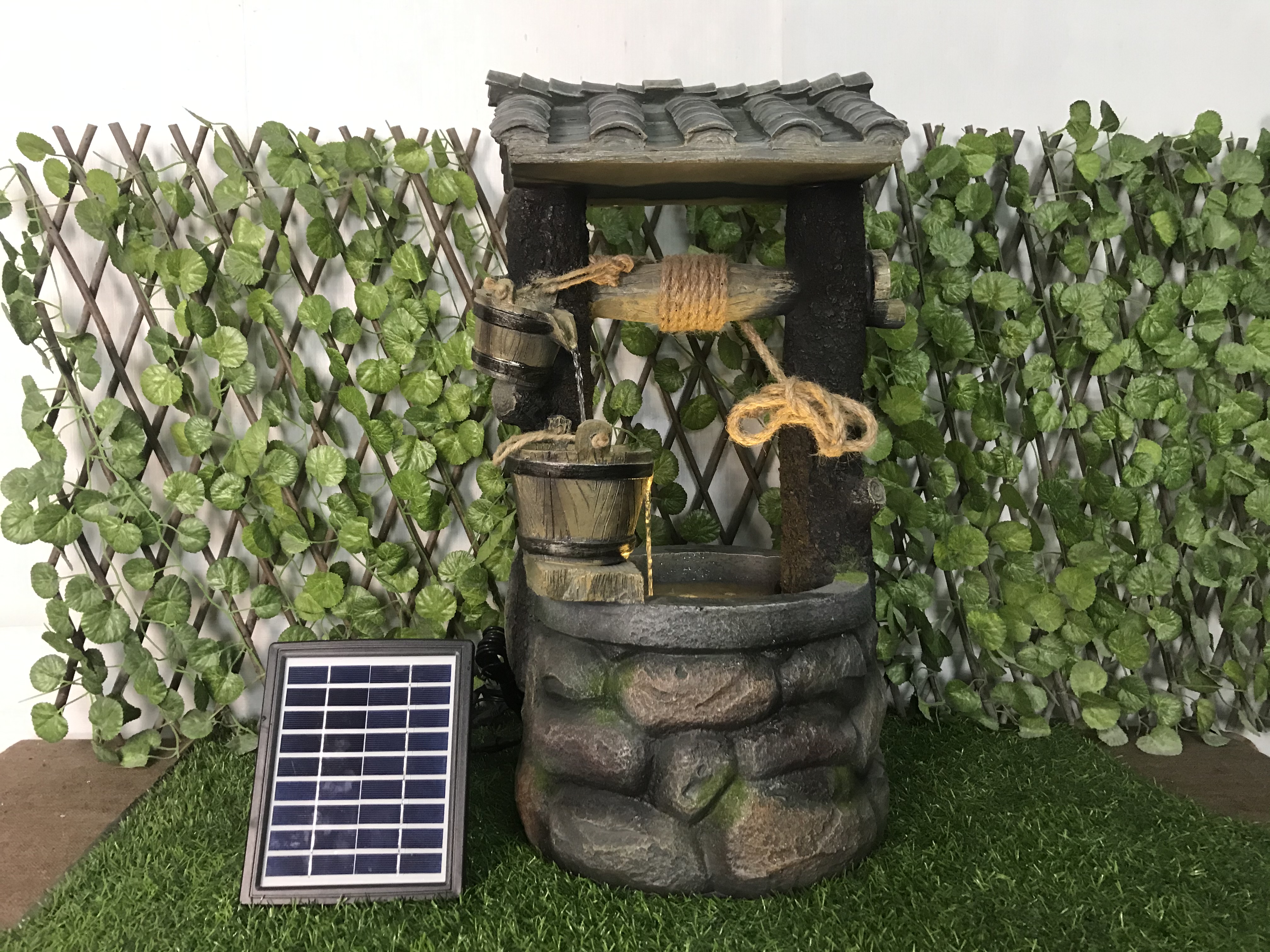 hotselling Well solar water fountain for garden decoration
