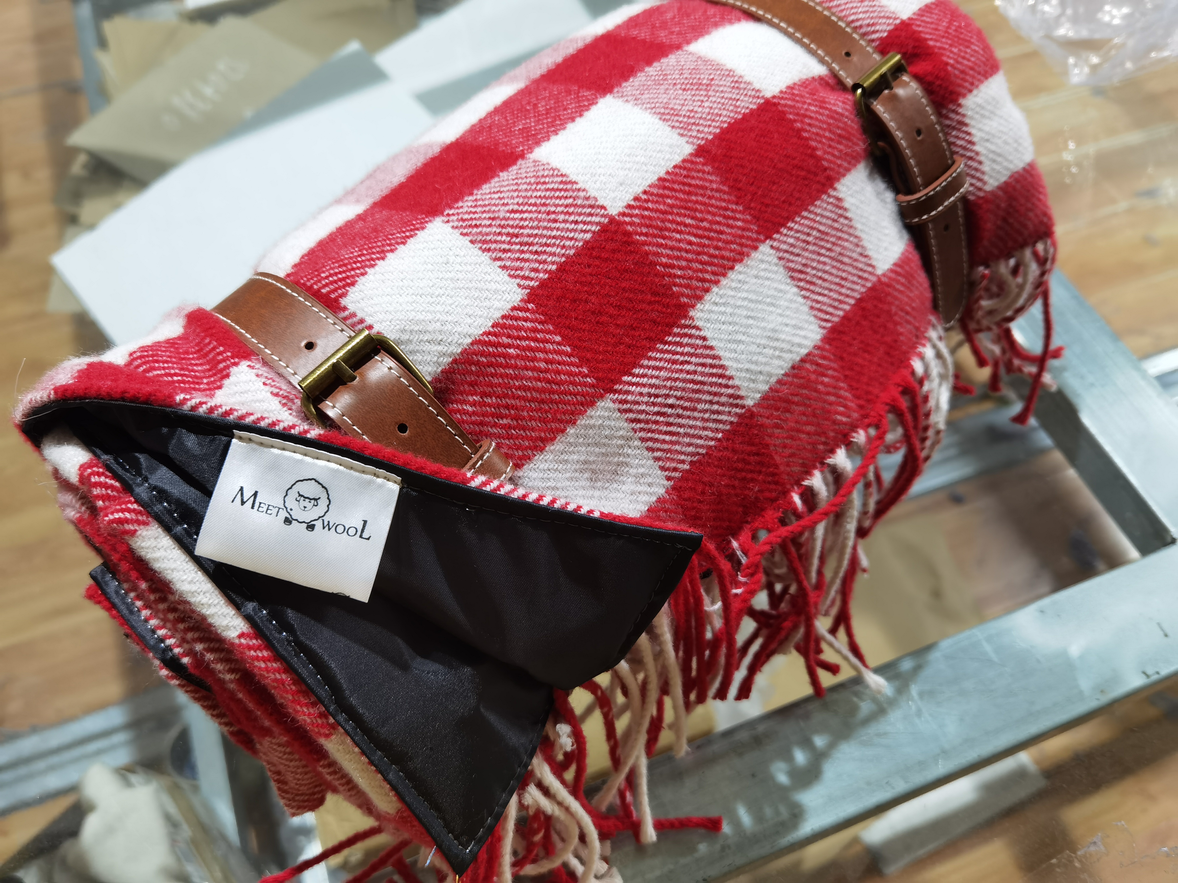 indoor&outdoor multifunction waterproof check picnic blanket outdoor blanket