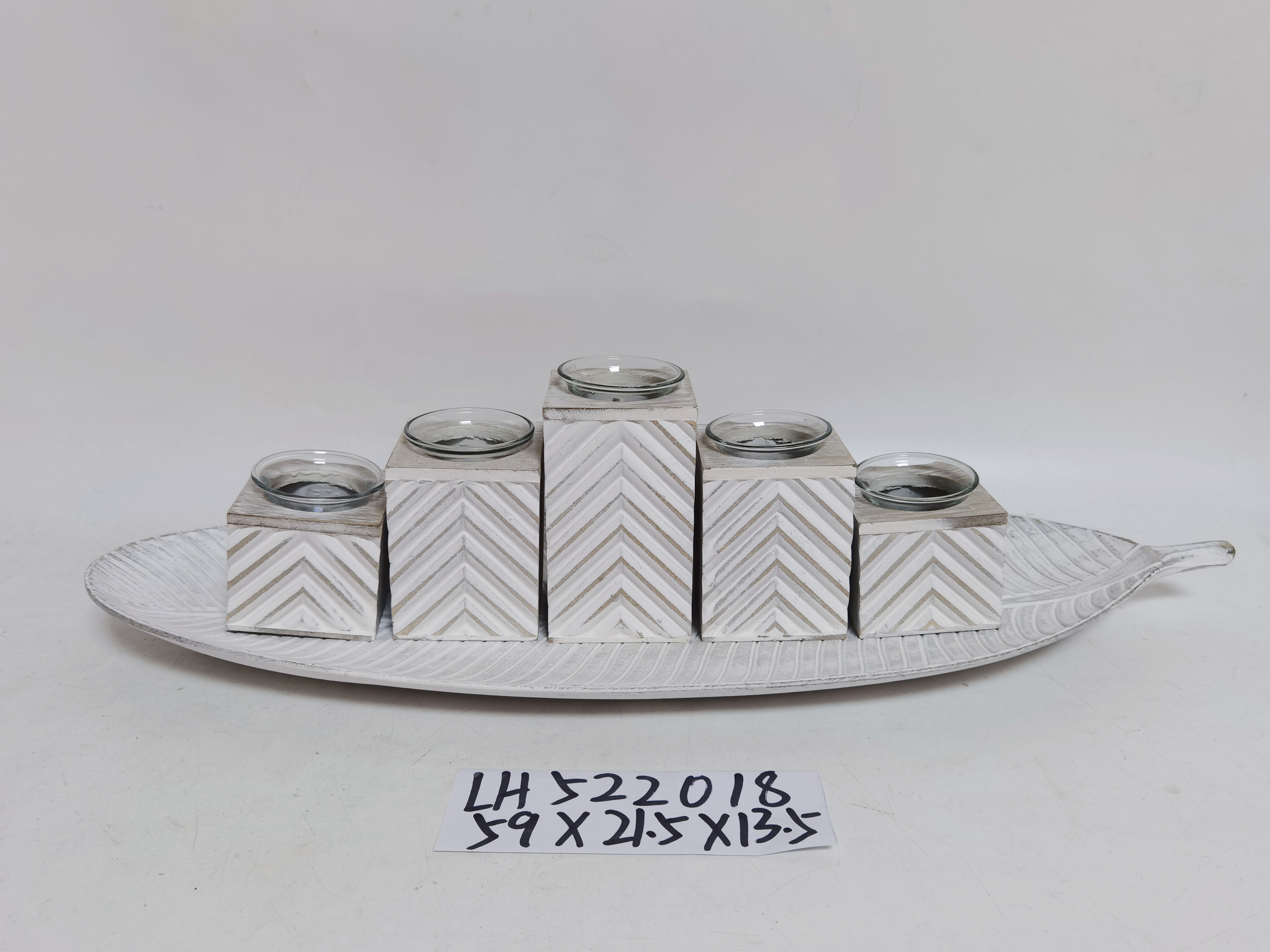 Wooden MDF candle holder