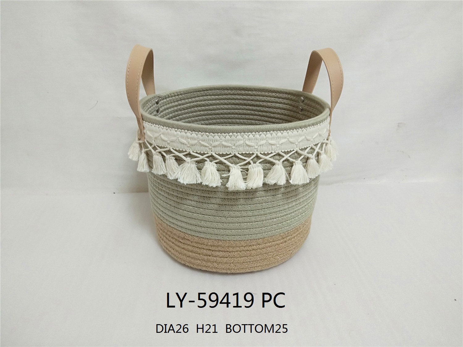 Cotton rope basket, storage basket