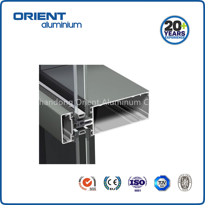 Aluminum Glass Curtain Wall For Building Exterior