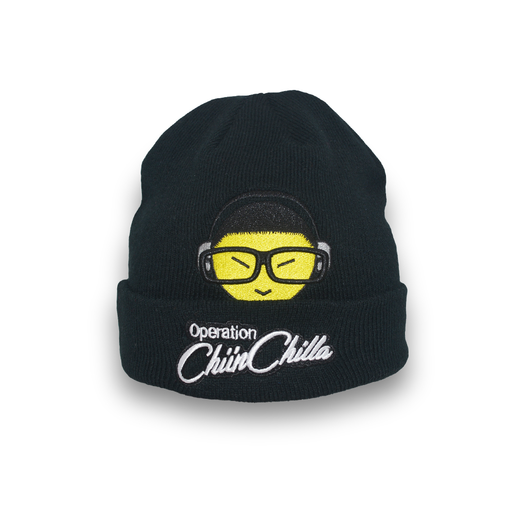 3D embroidery beanie winter hat