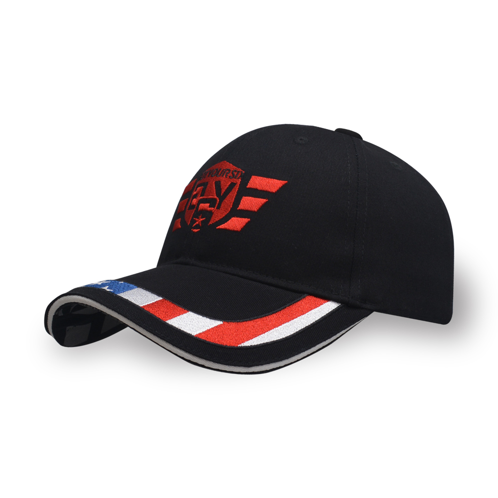 BSCI 6 panel embroidery cotton twill baseball cap