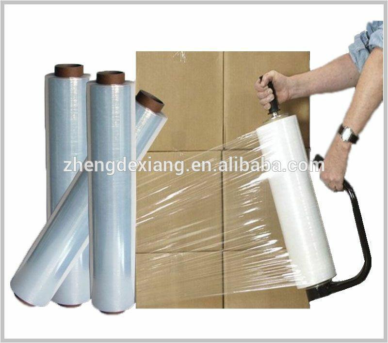 Factory price lldpe hand stretch film pallet wrapping film