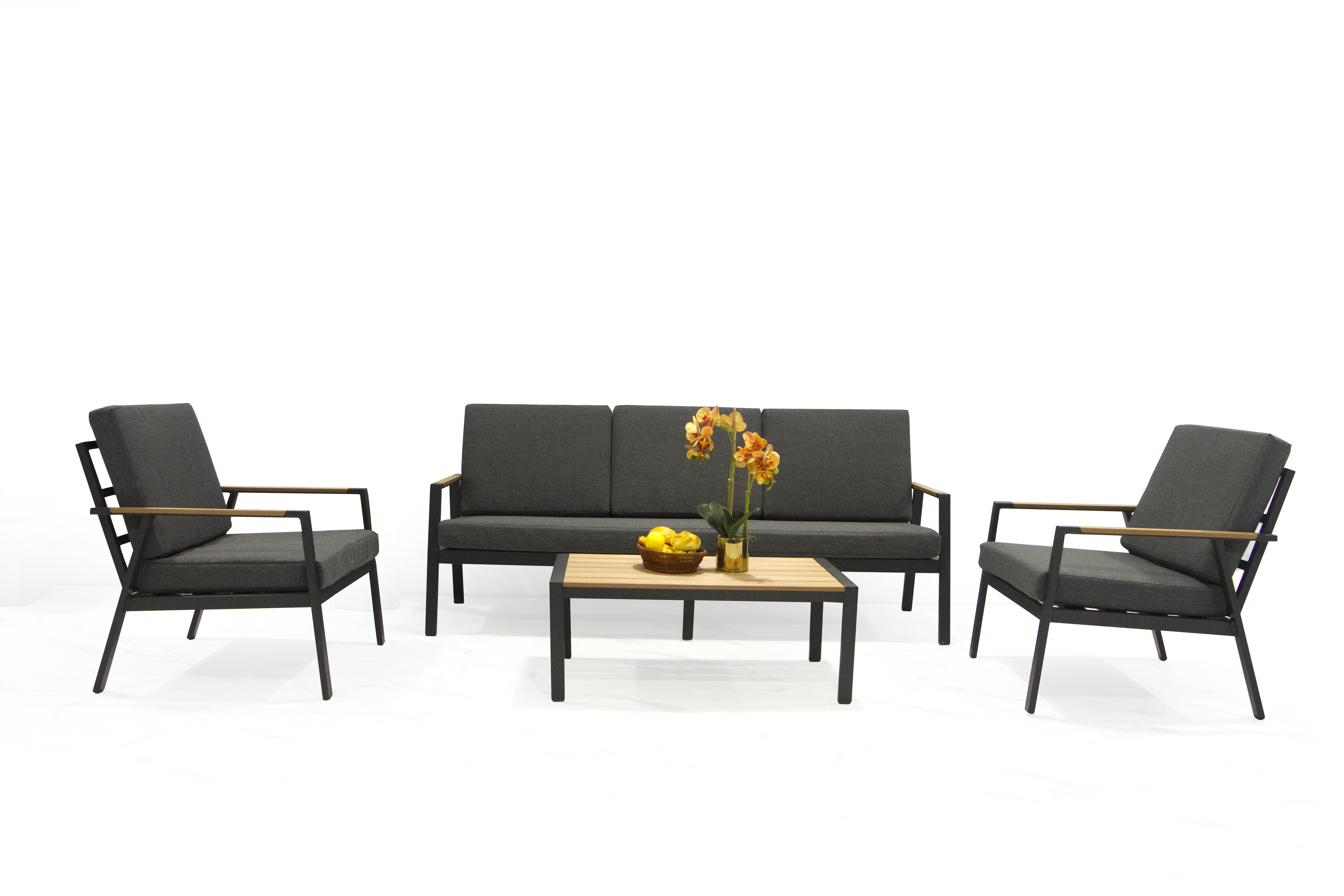outdoor metal sofa set