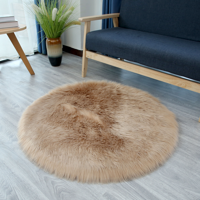 Nonslip long hair sheepskin fur carpets rugs decoration faux fur carpet wholesale