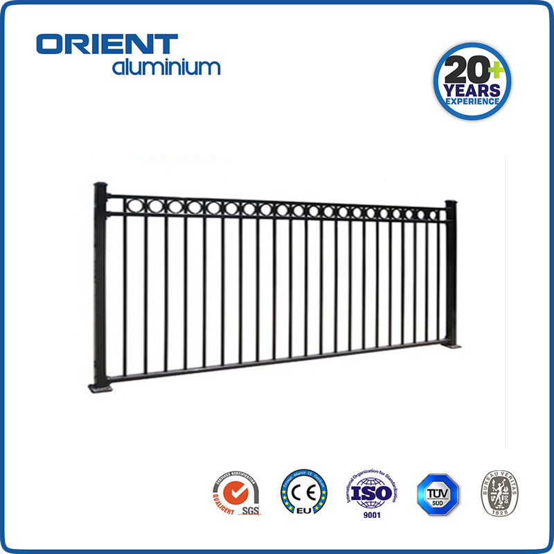Aluminium Garden Picket Fencing Powder Coated Top Quality Luxury