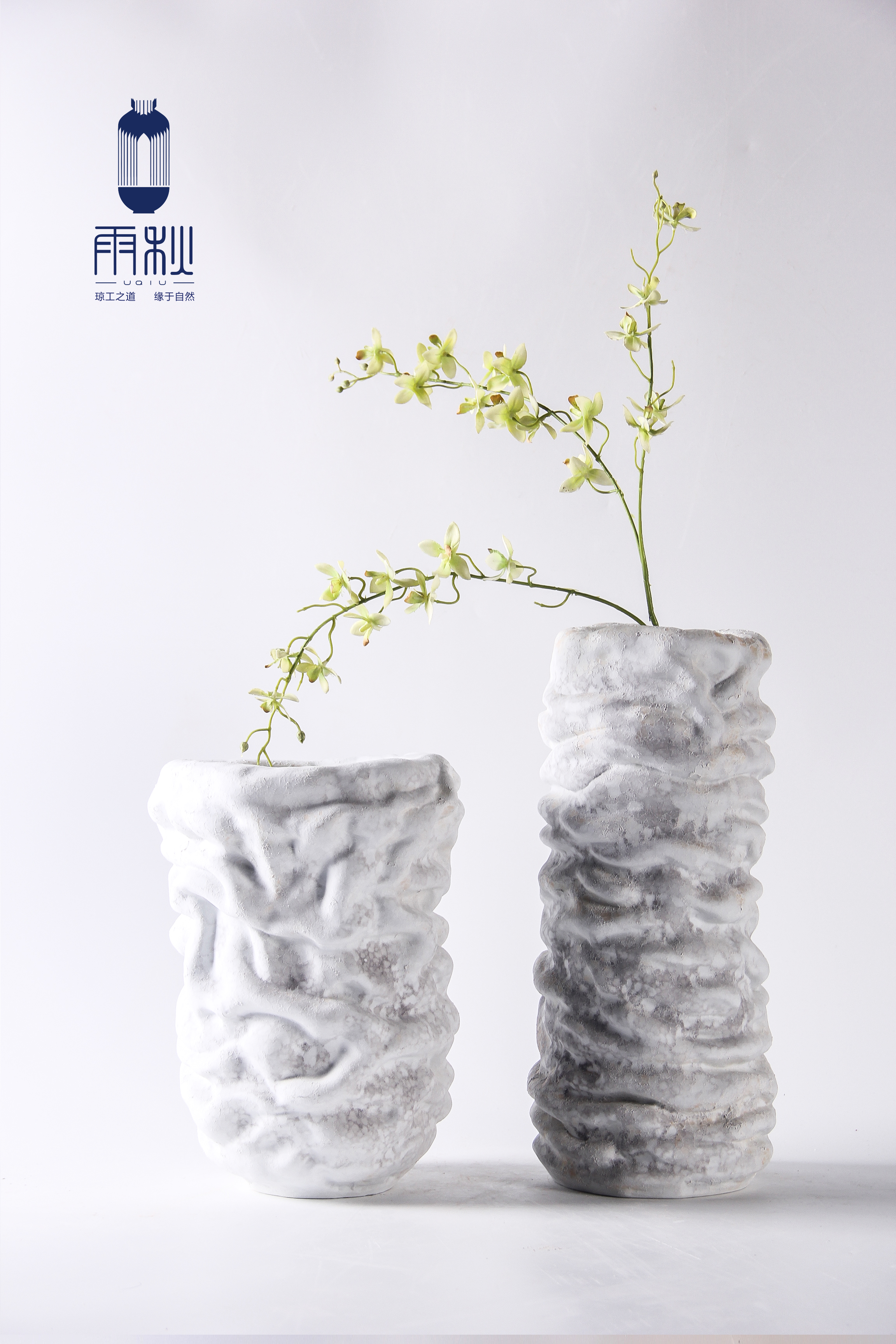 High temperature decorative porcelain vase