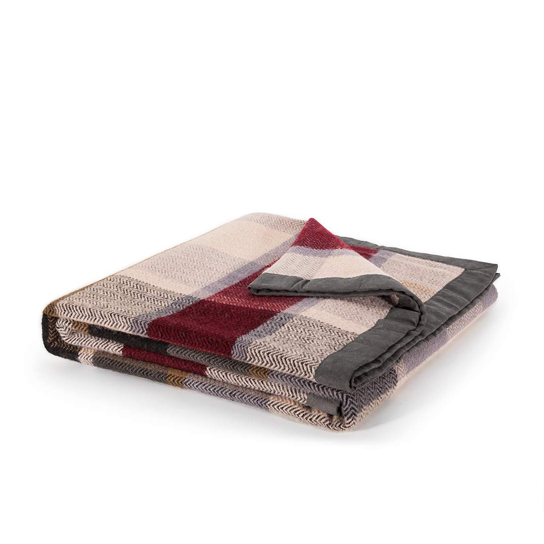 indoor&outdoor plain 100% wool blanket king queen twin size plaid sofa cover knee blanket