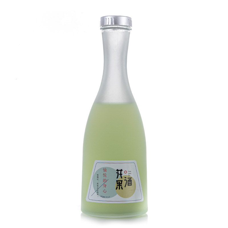 150ml 250ml 300ml 350ml empty clear beverage glass bottle juice bottle with cork or screw lid