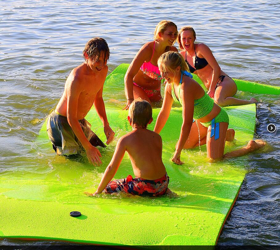 Patent product Swimming pool floating mat water foam pads for water fun logo can be printed