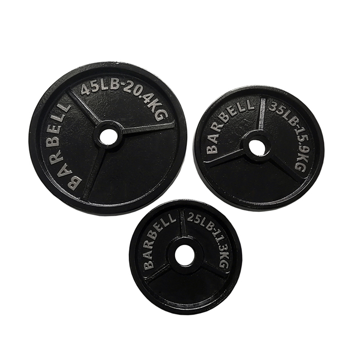 Standard 2 inch Black Paint Weight Plates