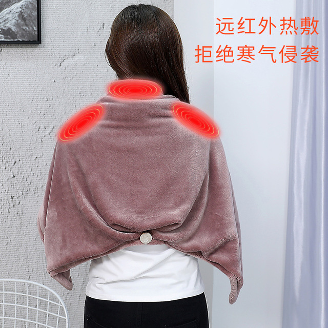 unisex Smart Heating Shawl USB Charging Heating Blanket