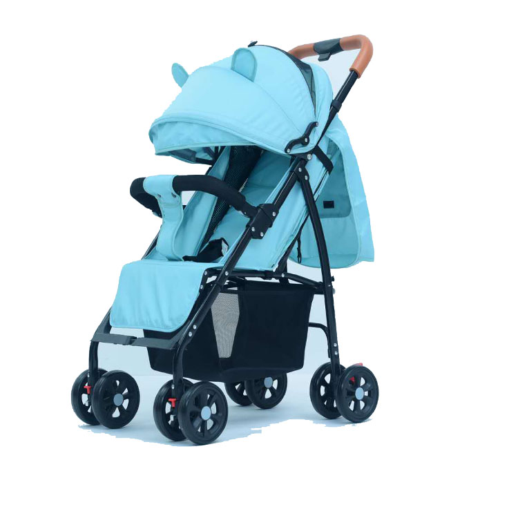 Light weight can sit or lie down twin baby stroller