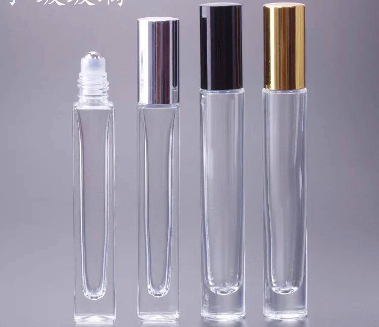 5ml 10ml 20ml square and round tube glass perfume bottle with sprayer