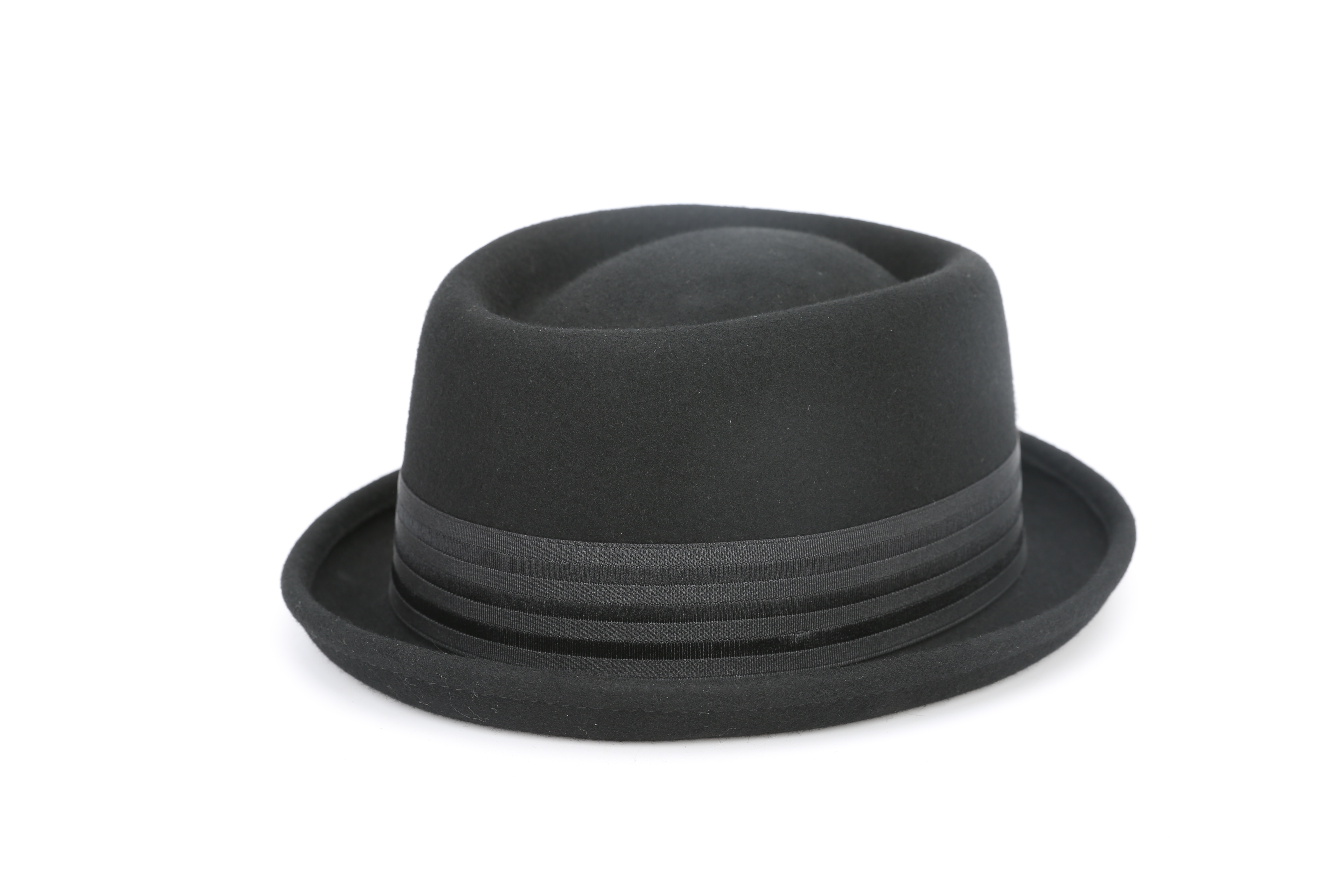 black mens felt hat