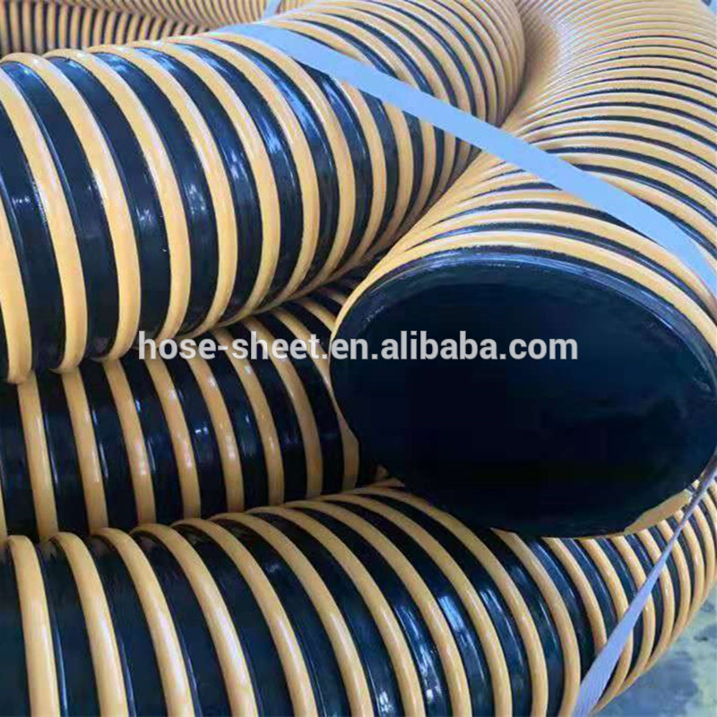 WANFLEX PVC corrugated suction hose for water powder liquids hose