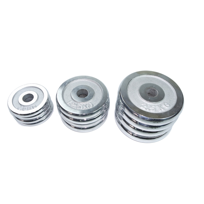 Chrome Weight Plates Chrome Dumbbell Sets
