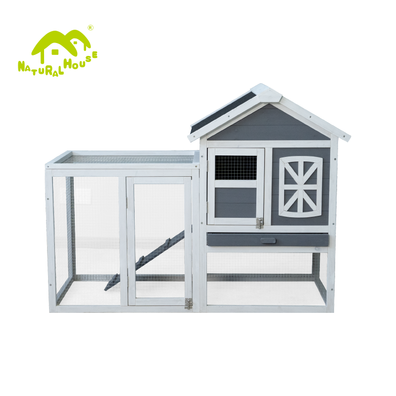 Wooden rabbit hutch