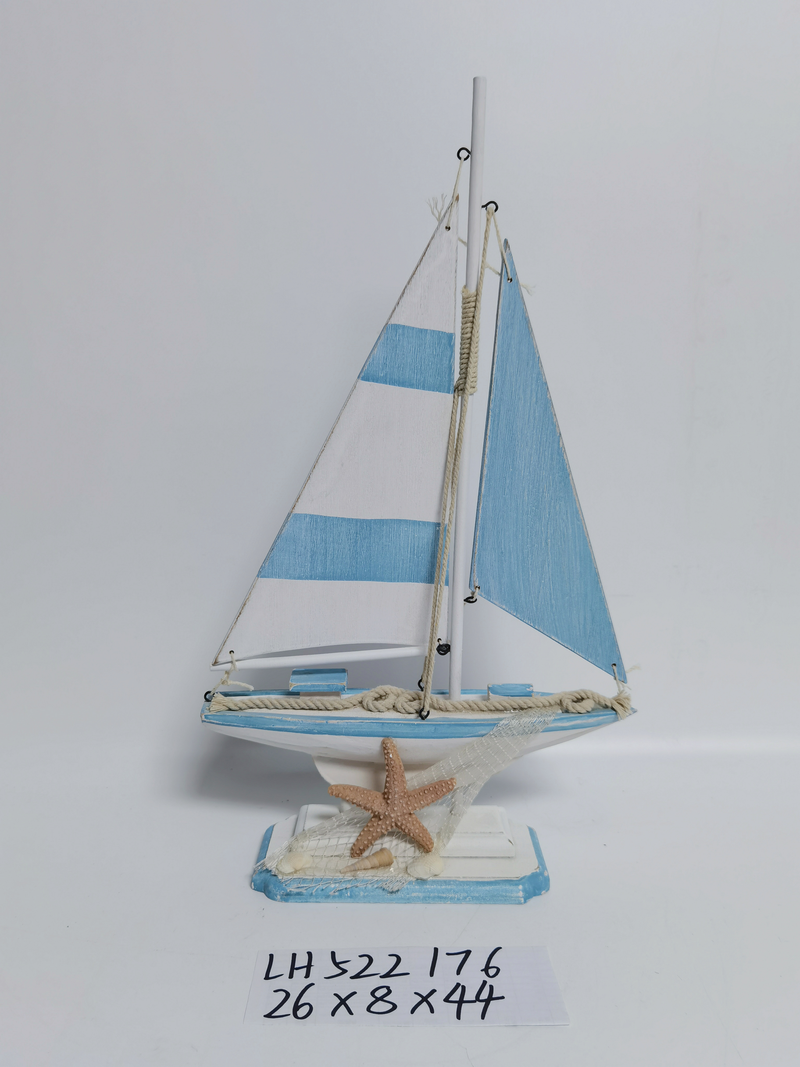 MDF ocean sailboat decoration